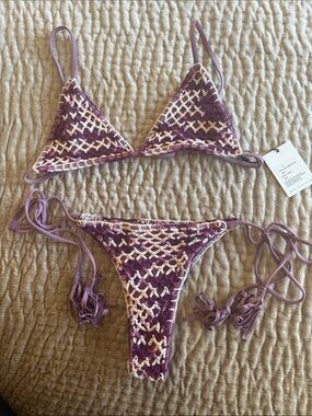NWT Acacia crochet Bikini